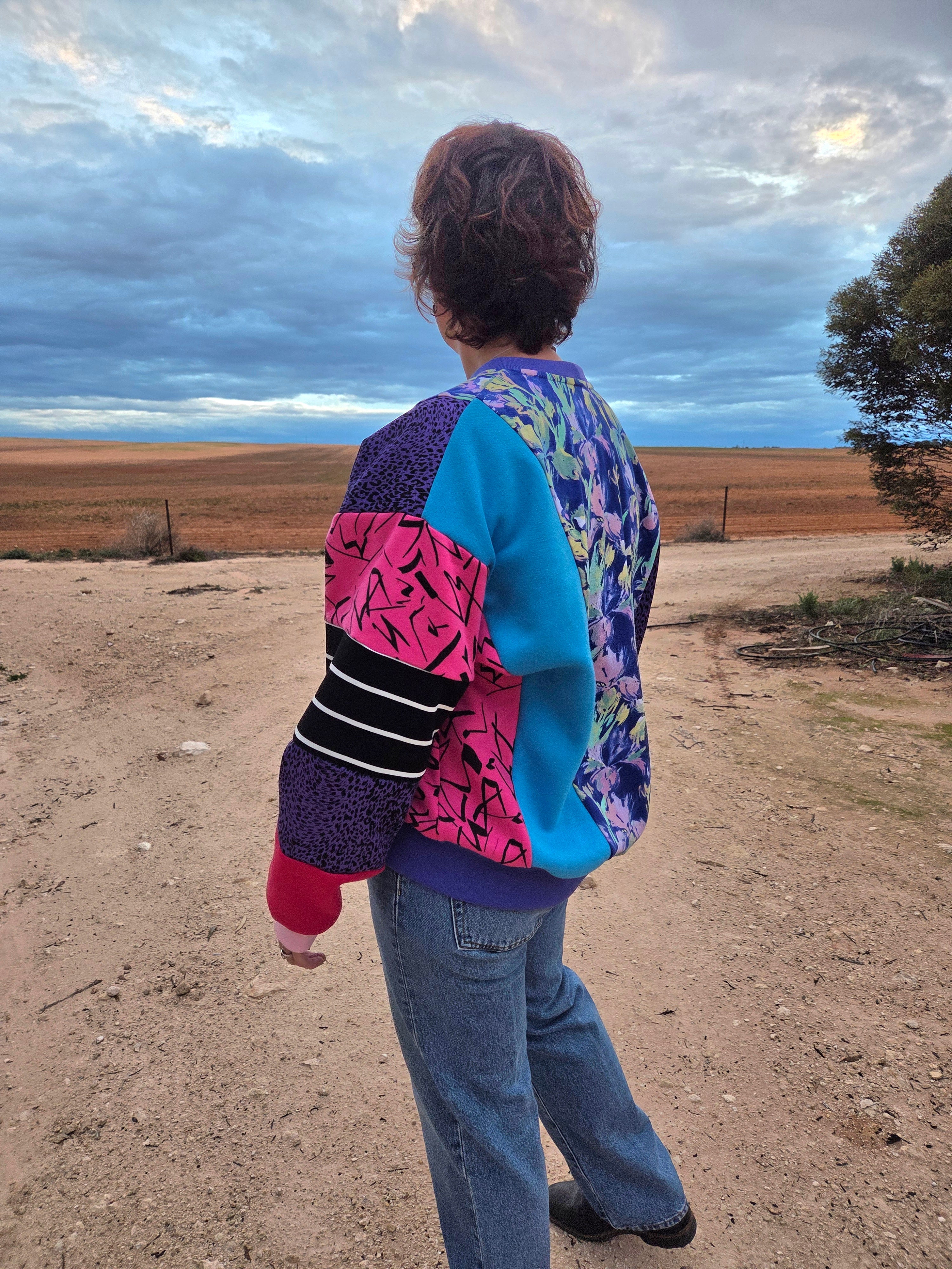 Grungy Pink's - Patchy Fleece - L/XL