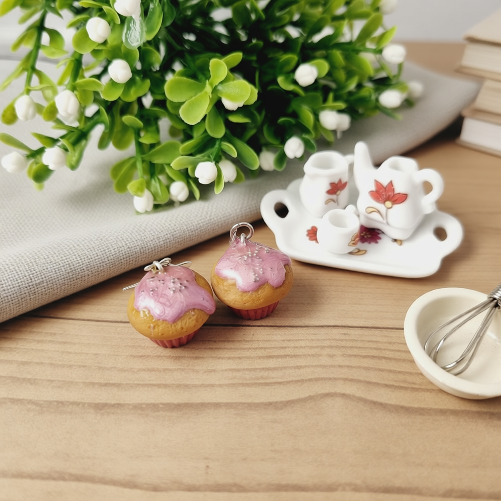 Novelty Miniature Food Earrings - Biscuits, Pancakes, Muffins, Hotdogs, donuts, lemons