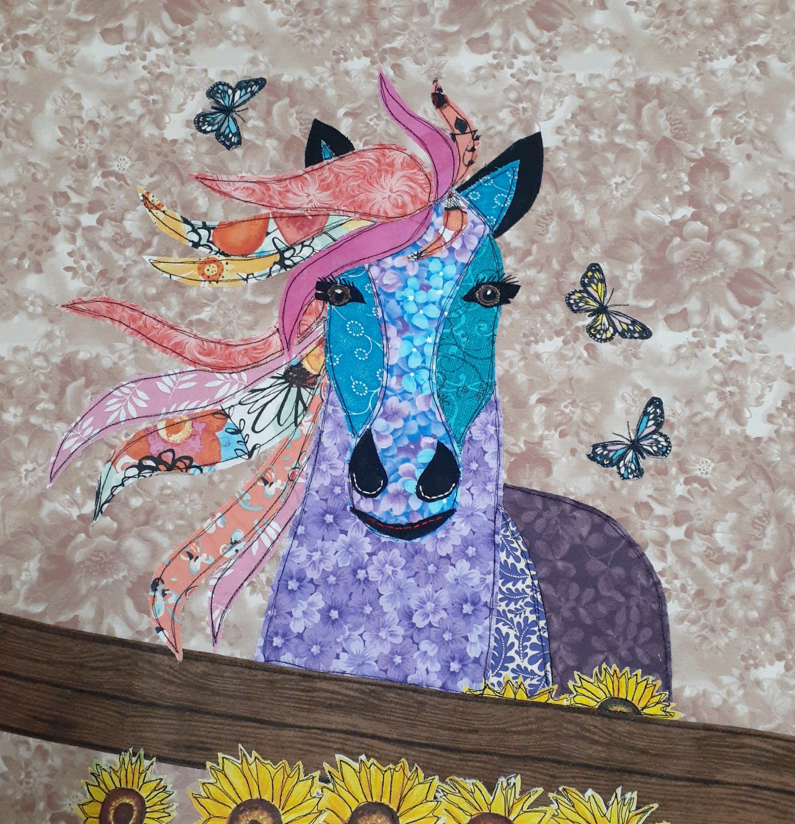 Hannah the horse cushion cover