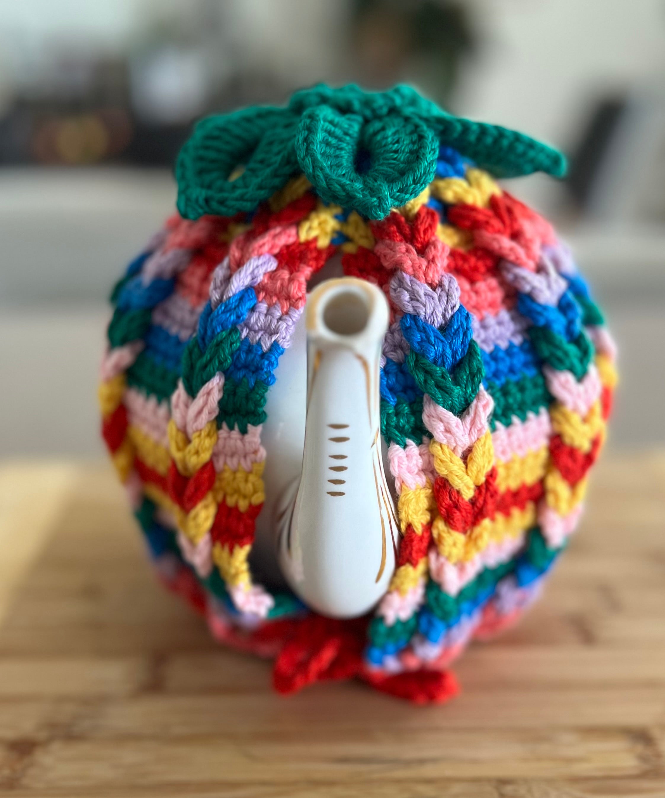 Crochet Teapot Cosy - 4 different designs