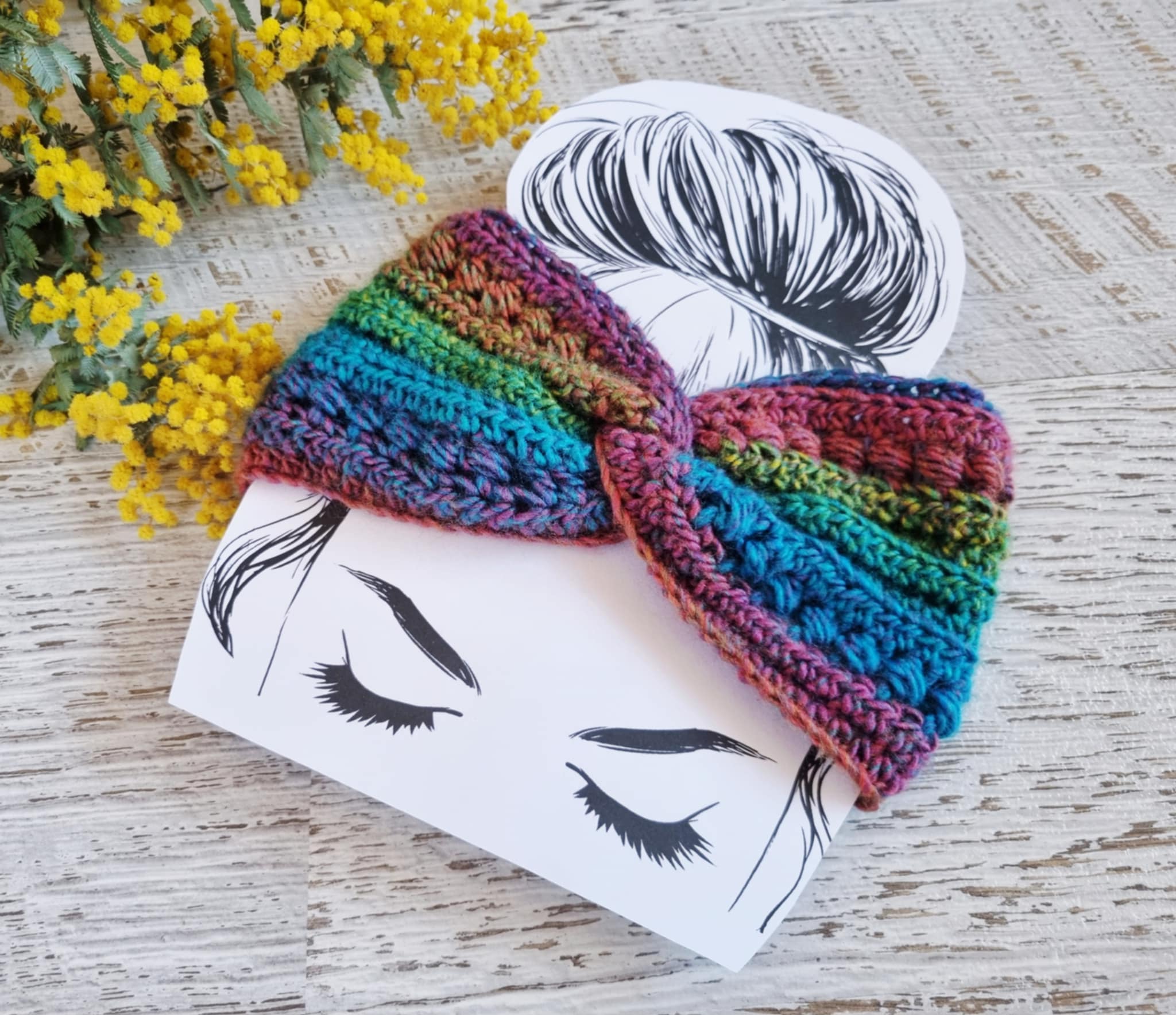 Ladies Earwarmer | Headband | Vintage | Handmade | Acrylic