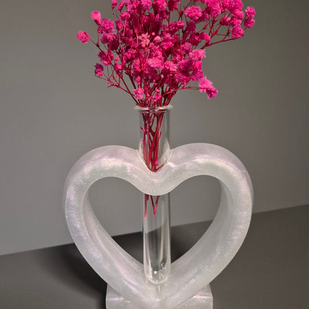 Love heart vase.
