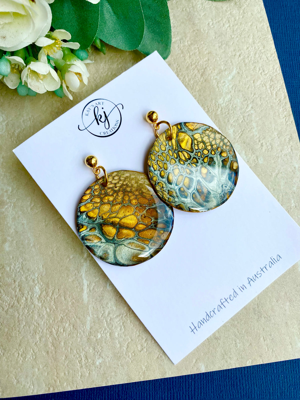 Cafe Latte Collection Dangle Earrings