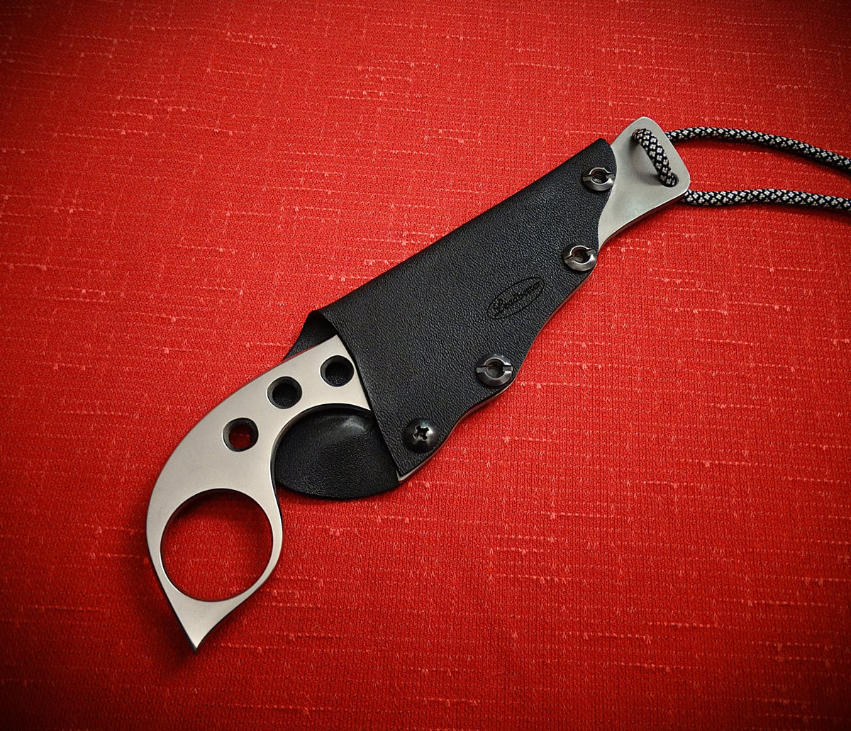 Neck knife fixed blade utility camping outdoor knife blade