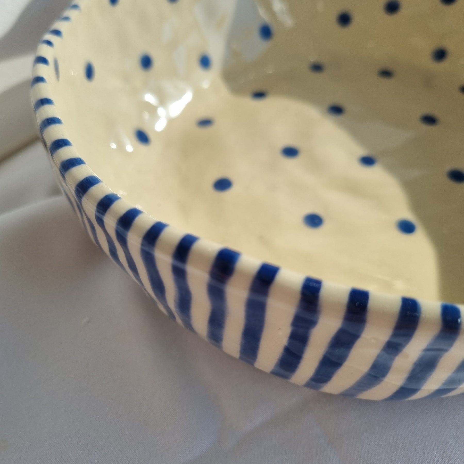 Blue Serving Bowl