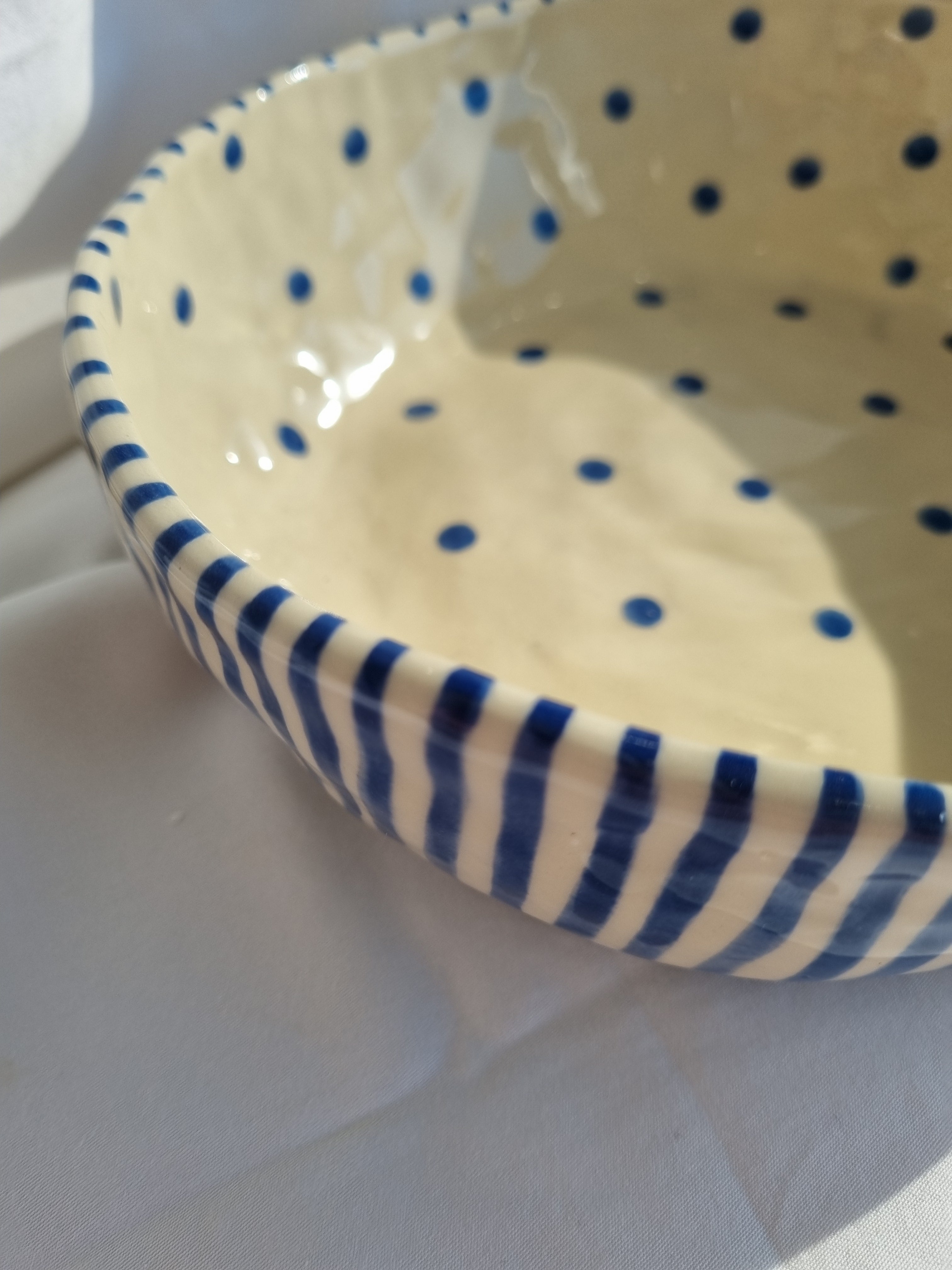 Blue Serving Bowl