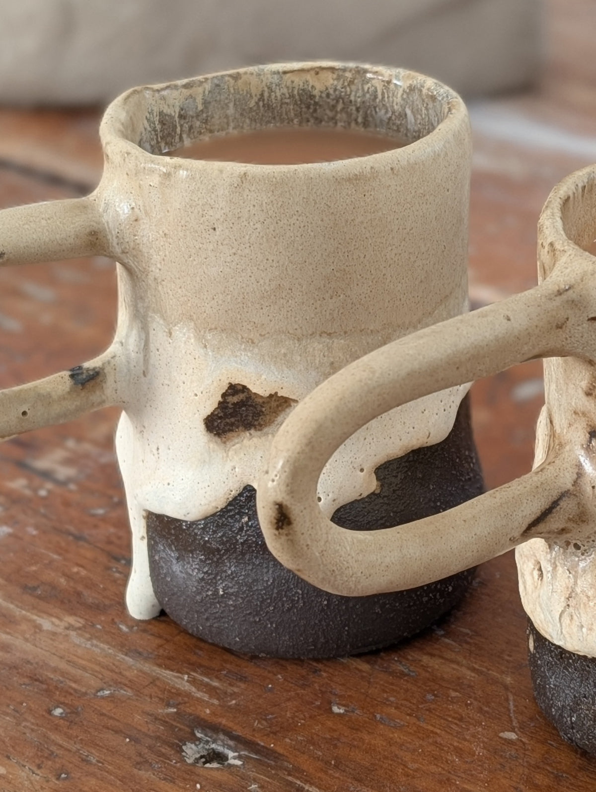 Handmade Ceramic Coffee Mug | earthy • textured • stoneware cup