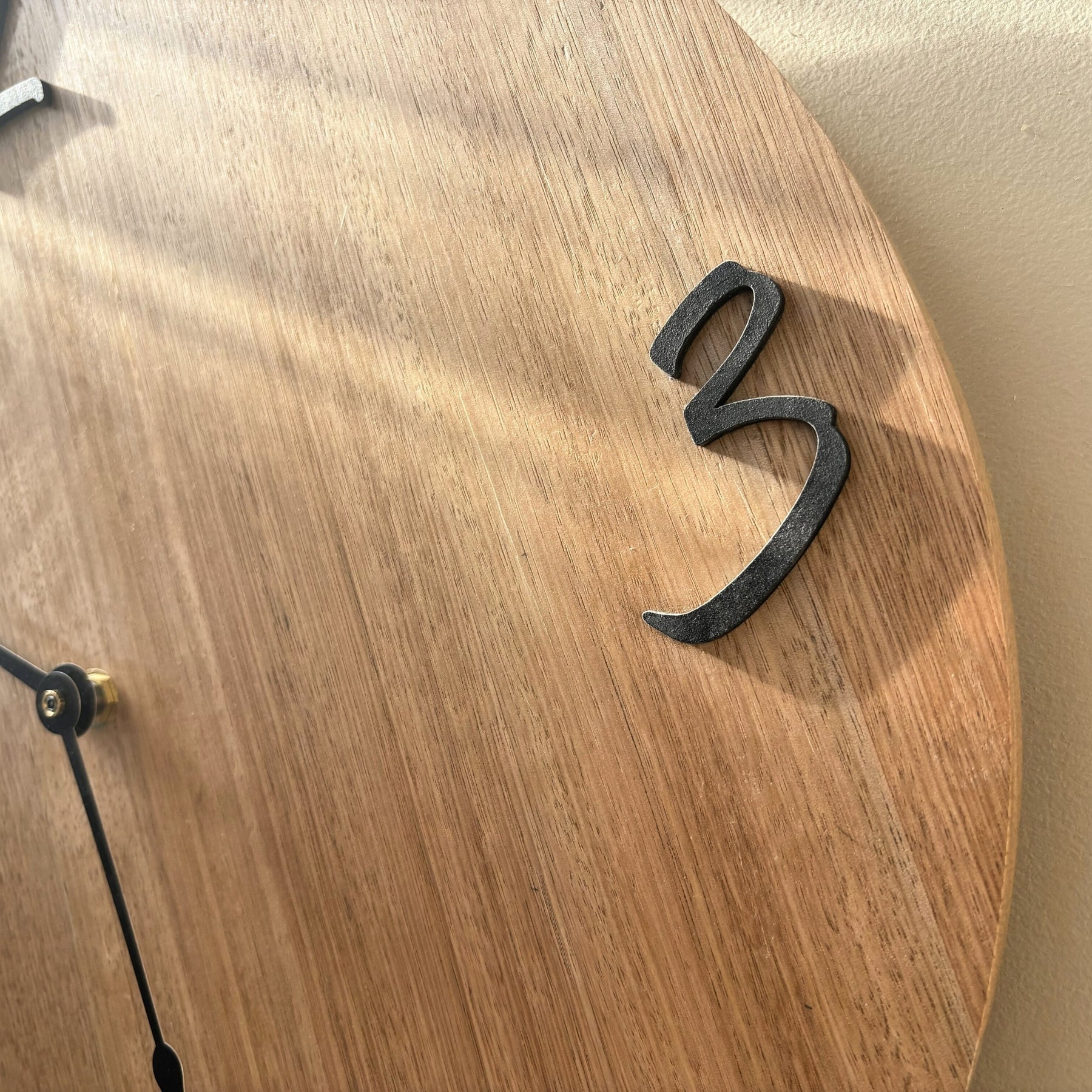Field – Handmade Tasmanian Oak Wall Clock | Minimalist Design, Silent Movement | 30cm or 40cm
