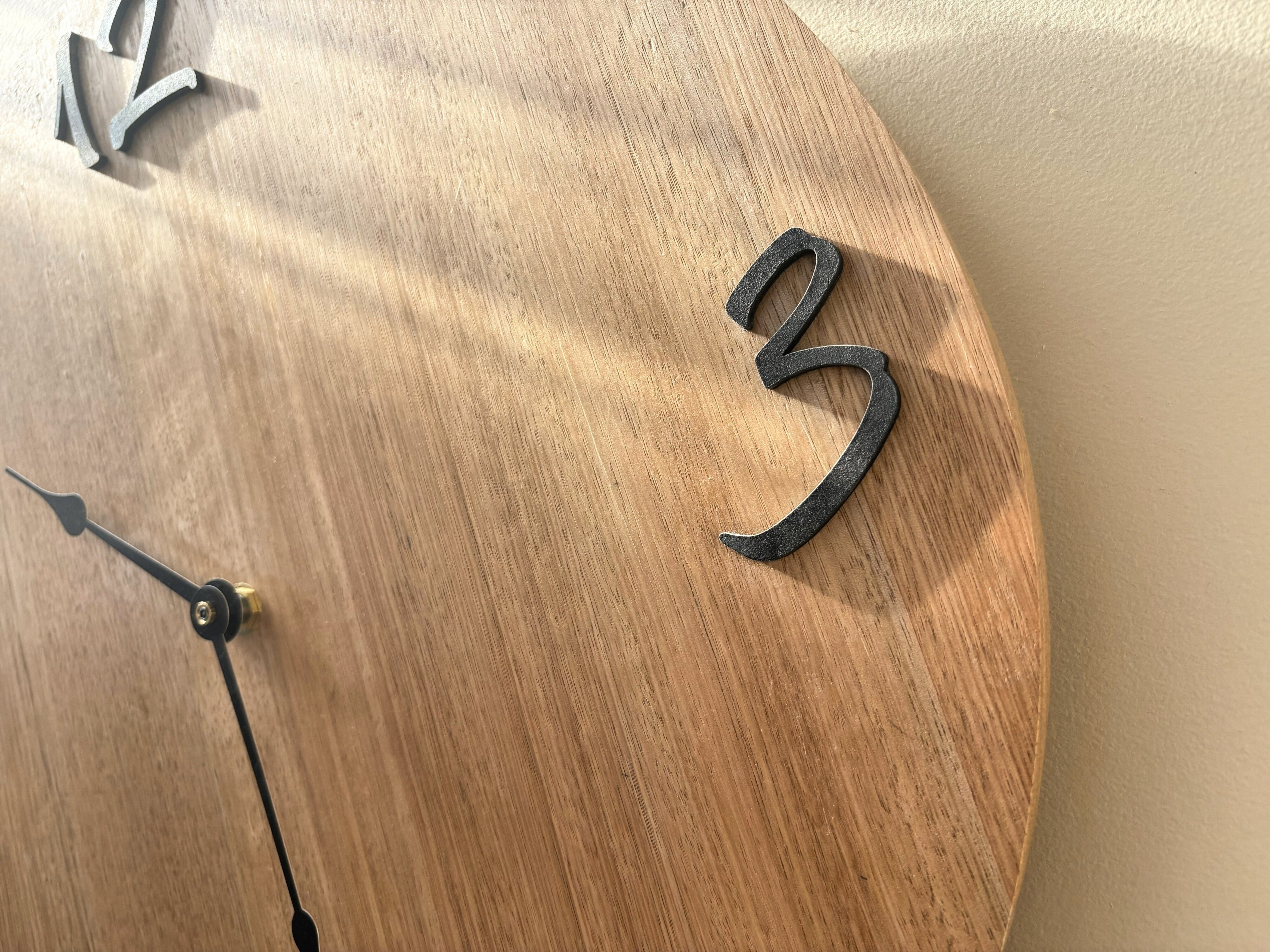 Field – Handmade Tasmanian Oak Wall Clock | Minimalist Design, Silent Movement | 30cm or 40cm