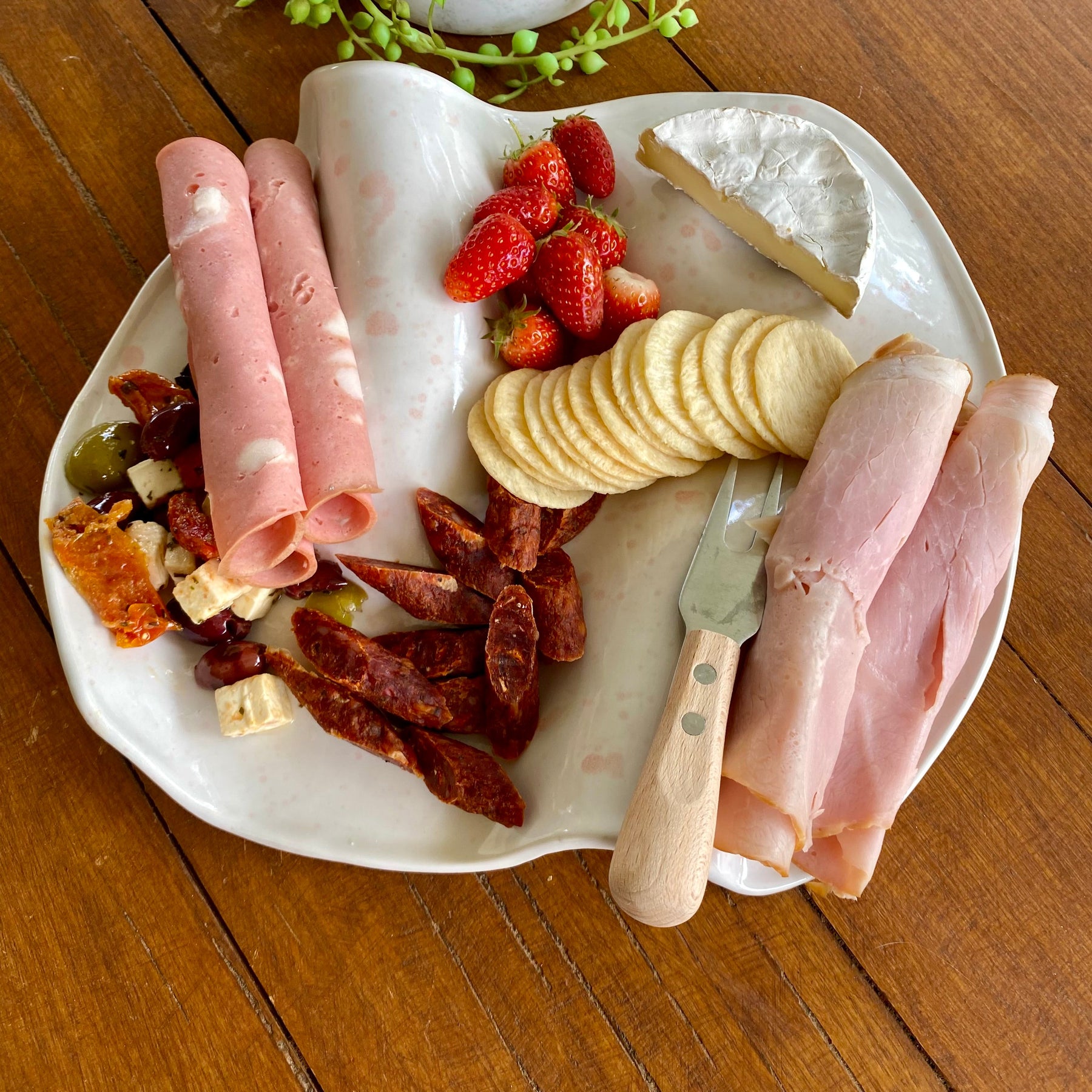 Ceramic Curvy Unique Platters|Handmade Pottery