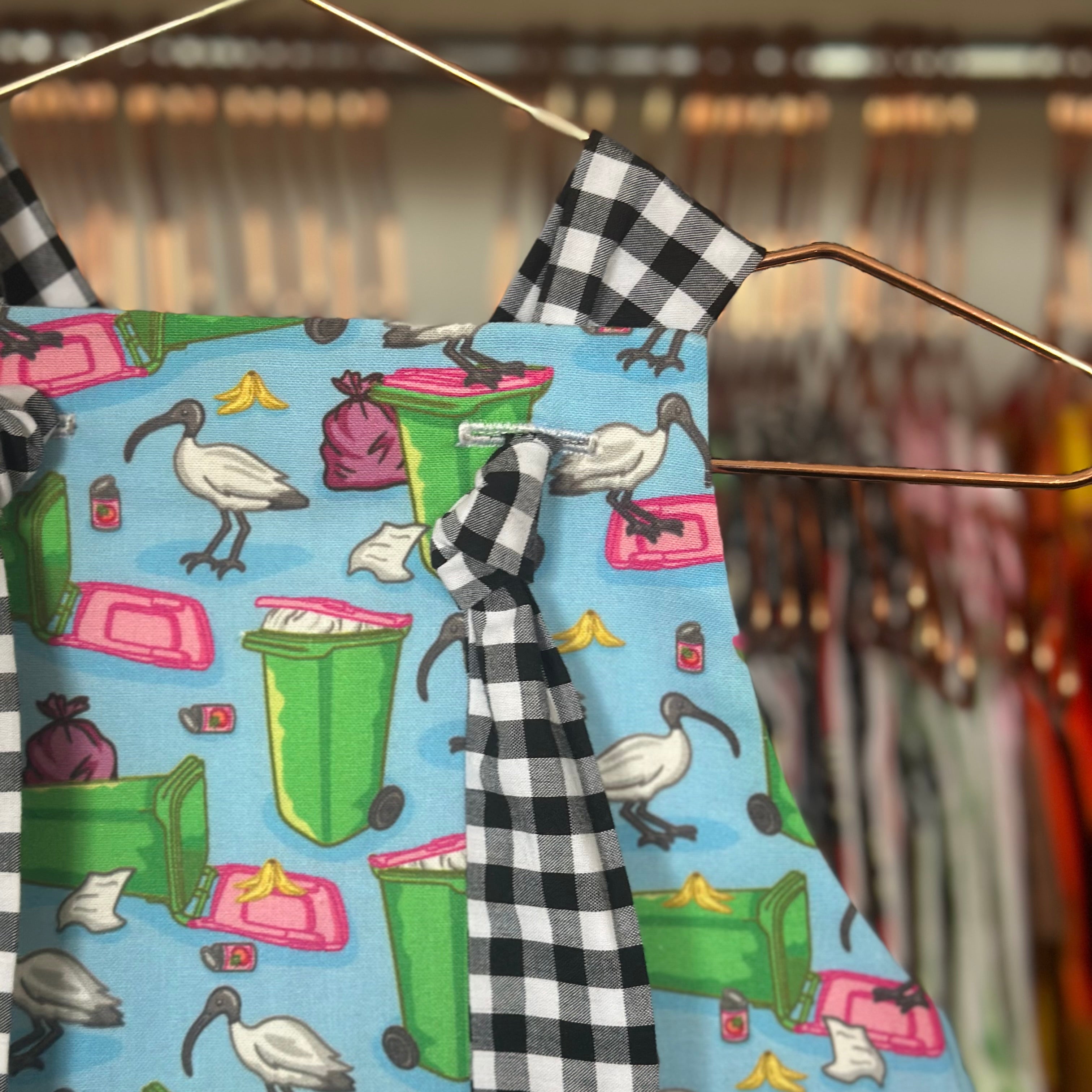 Bin Chicken Handmade Overalls | Australiana Collection