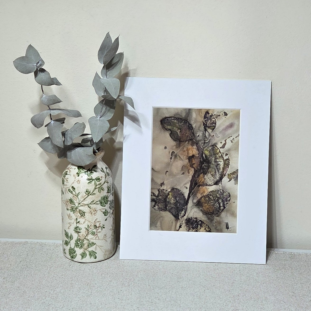 Wild Impressions ~ Set of 3 Original Botanical Artworks  - Eco Print & Watercolour