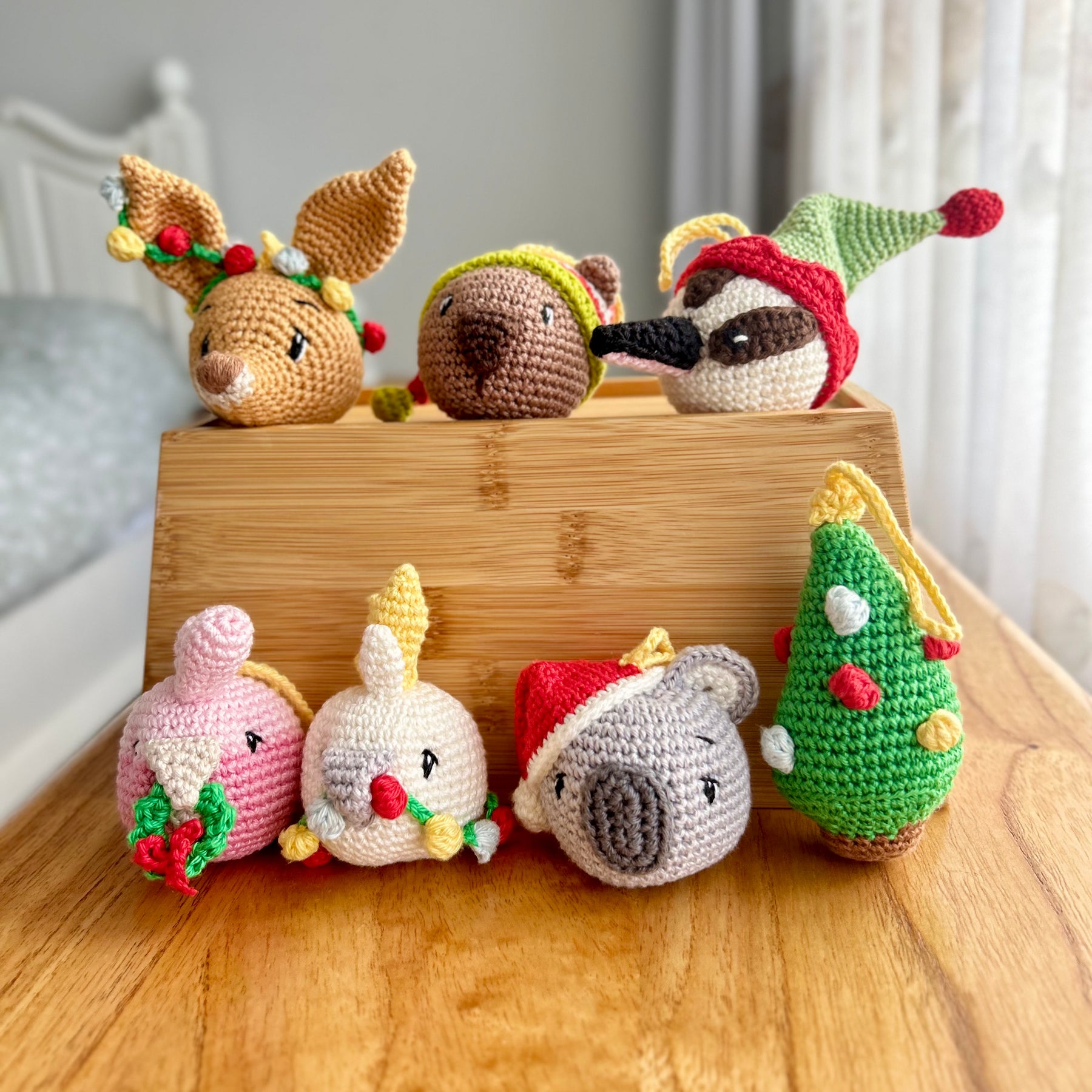 PRE ORDER | 2026 Aussie Animal Christmas Collection | Crochet ornaments + Bonus Bag & Free Gift
