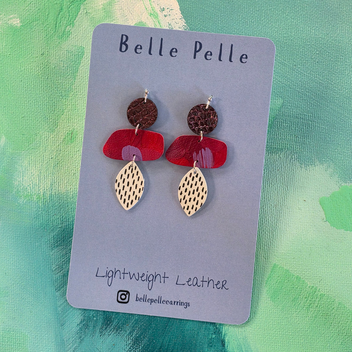 Dolce Musa Earrings (contemporary edition) – Berry