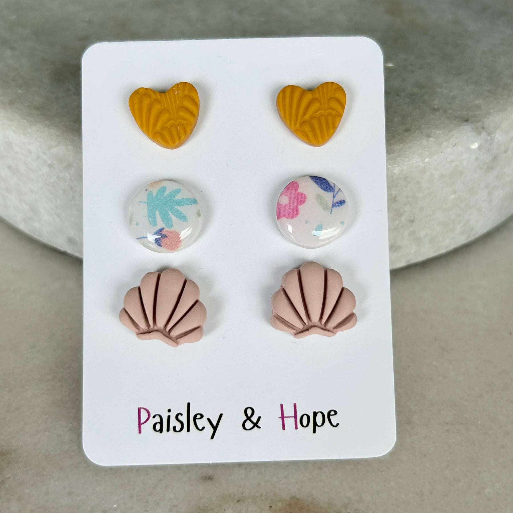 Polymer Clay Stud Pack - Choose design