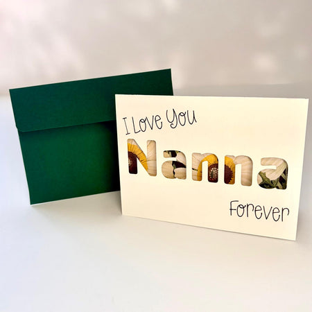 A6 Greeting Card & Envelope | Nanna I love you Forever