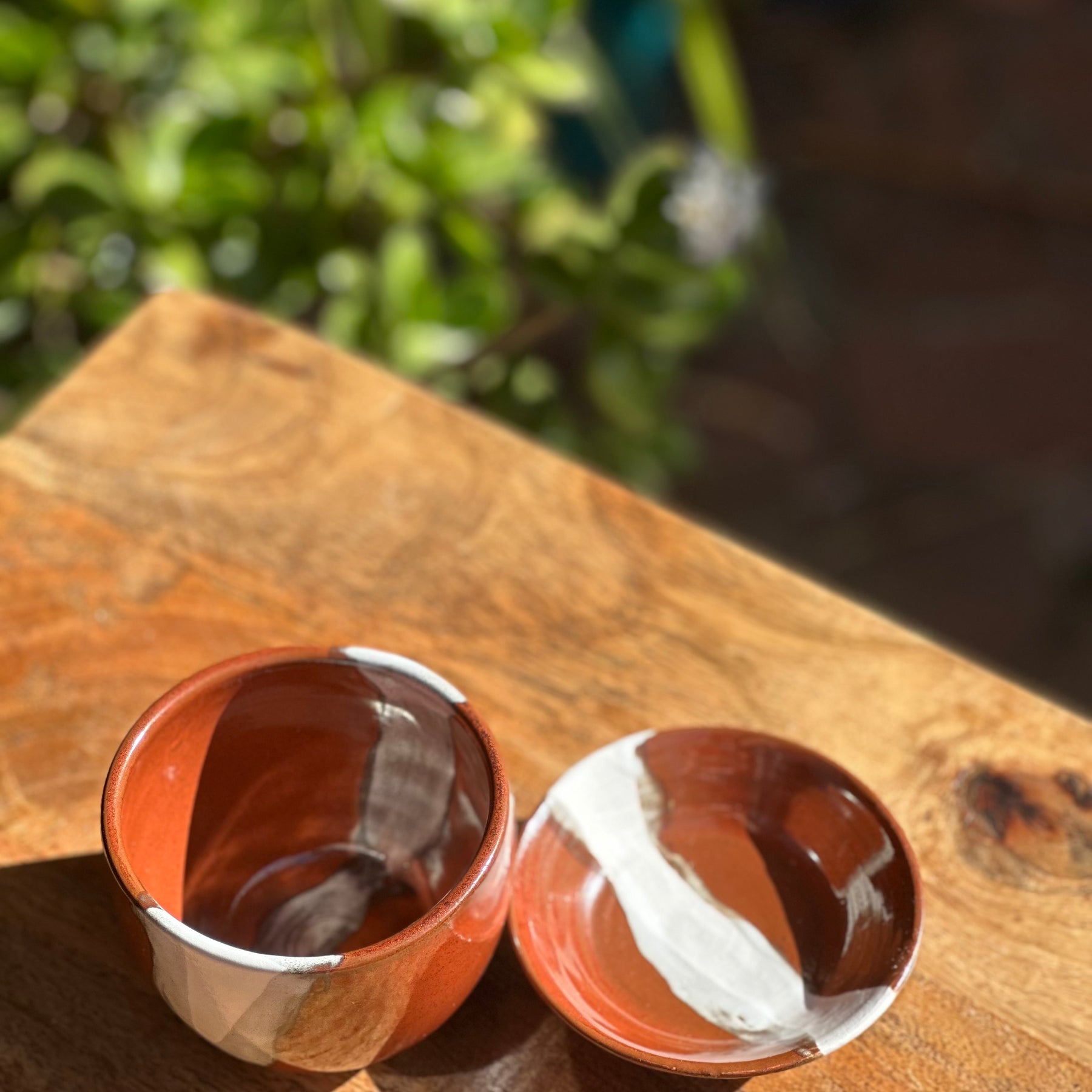 Pilbara Calling Handmade Porcelain Tea Cup & Small Dish Set | Australian Ceramic Tea Cup | Wheel Thrown Pottery