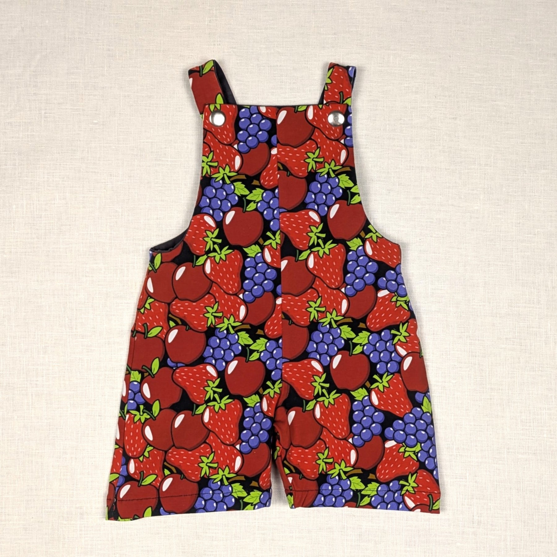 Handmade Overalls for active kids | Apple and Grape Collection | sizes 00-2