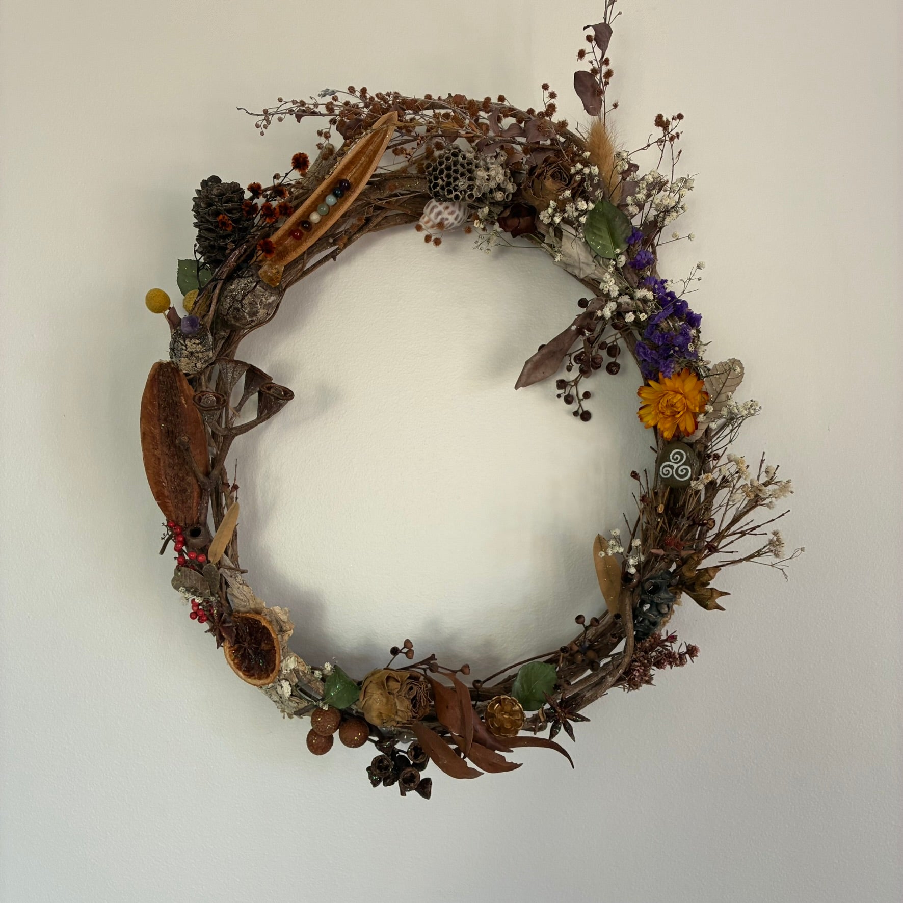 Wreath ~ Mother Nature Wreath (Measures 41cm x 50cm)
