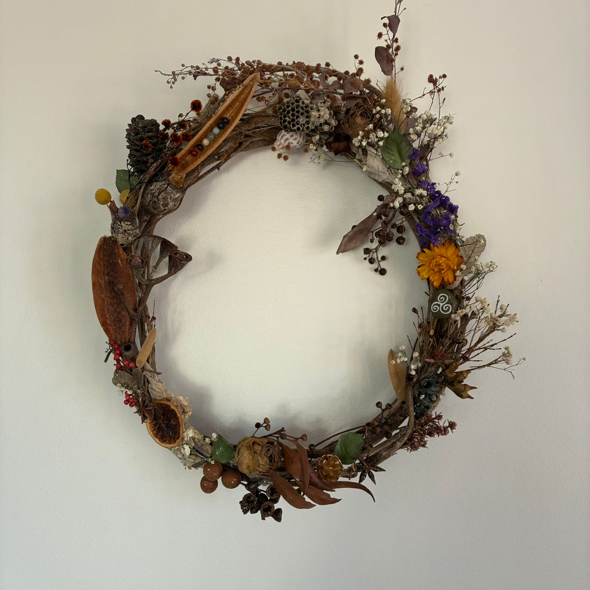 Wreath ~ Mother Nature Wreath (Measures 41cm x 50cm)