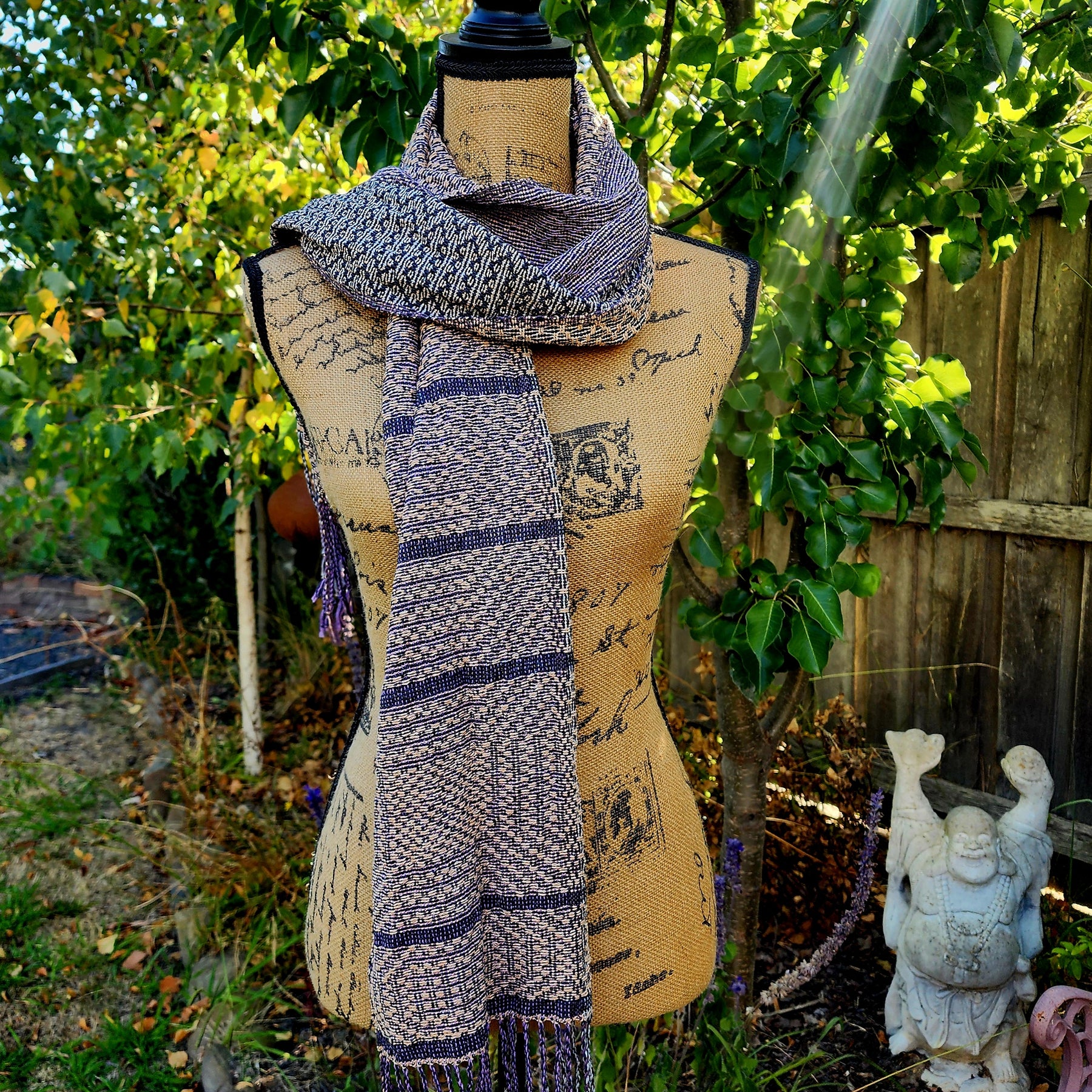 Handwoven Silk & Cotton Scarf