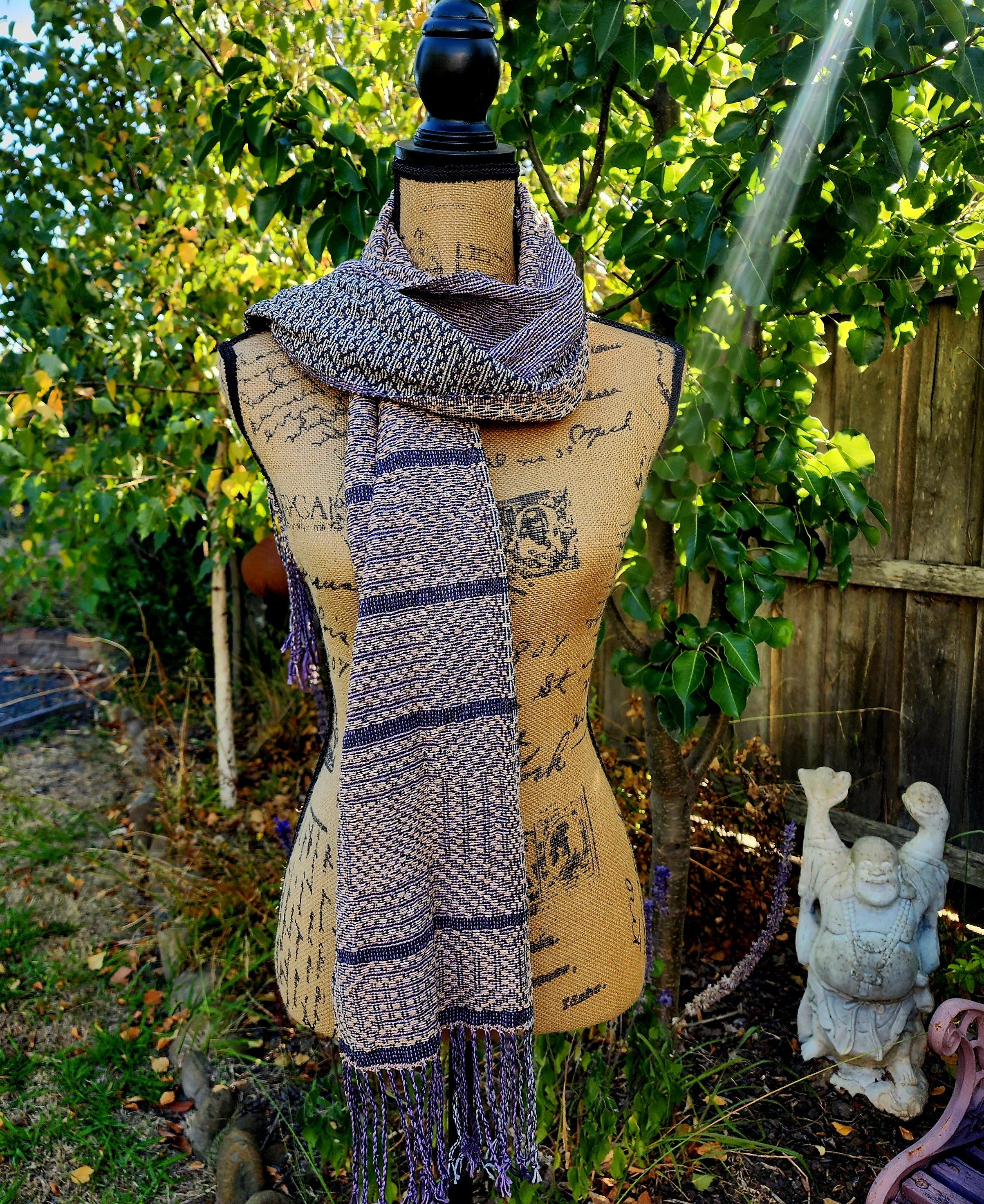 Handwoven Silk & Cotton Scarf