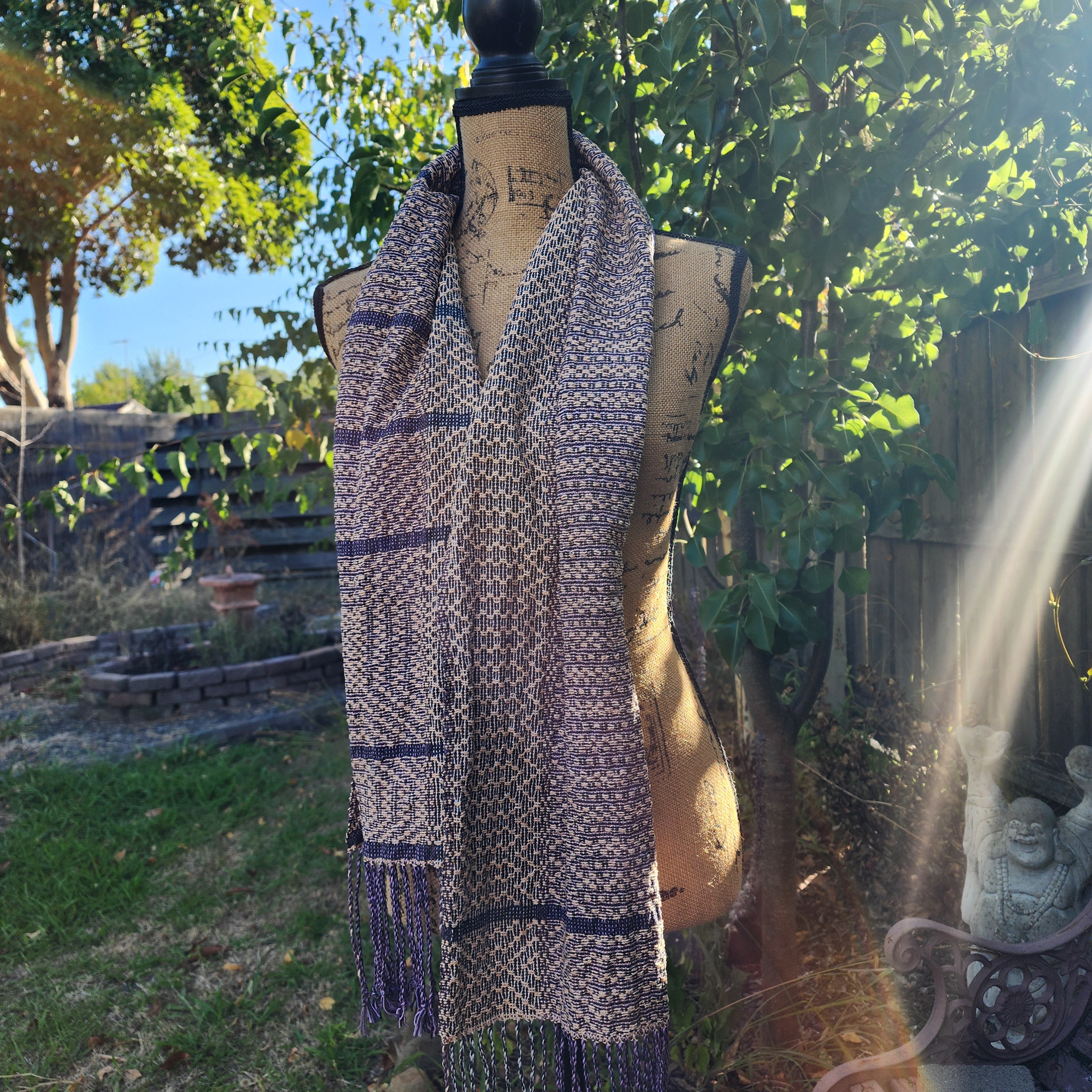 Handwoven Silk & Cotton Scarf