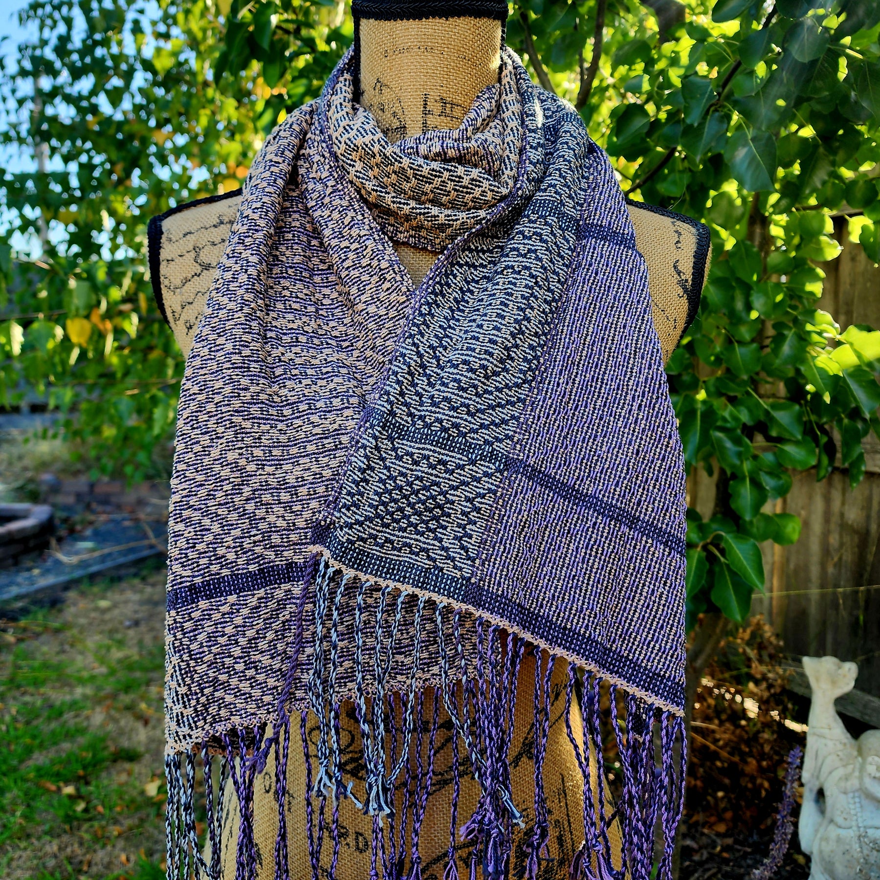 Handwoven Silk & Cotton Scarf