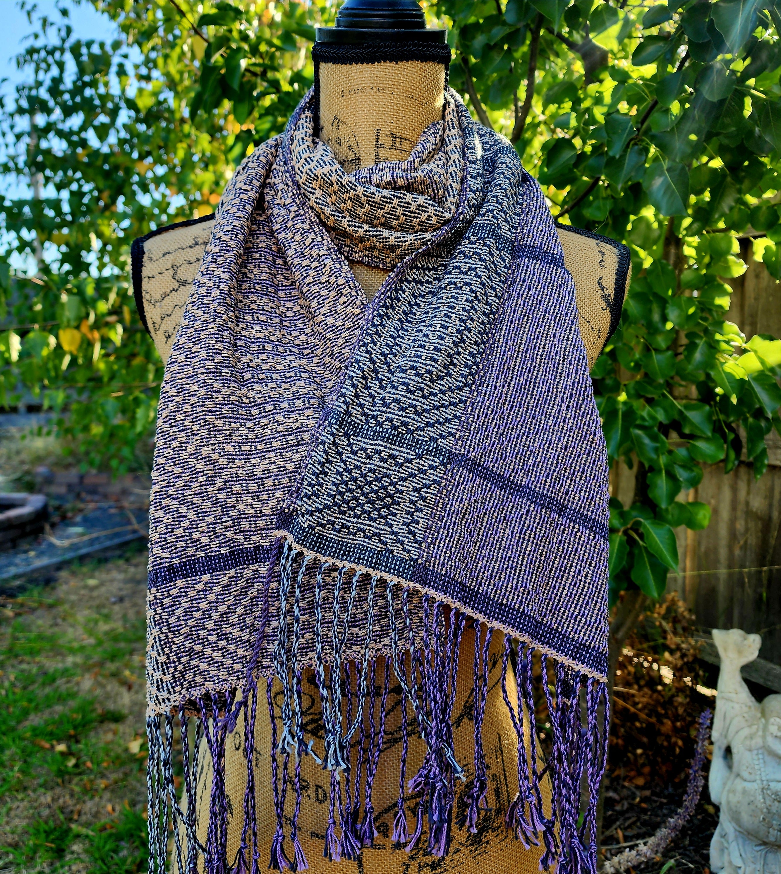 Handwoven Silk & Cotton Scarf