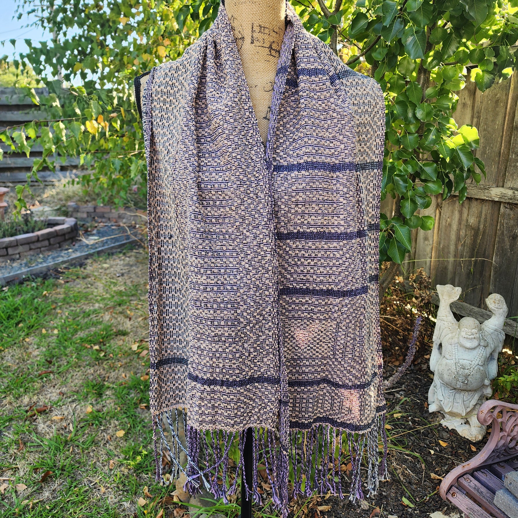 Handwoven Silk & Cotton Scarf