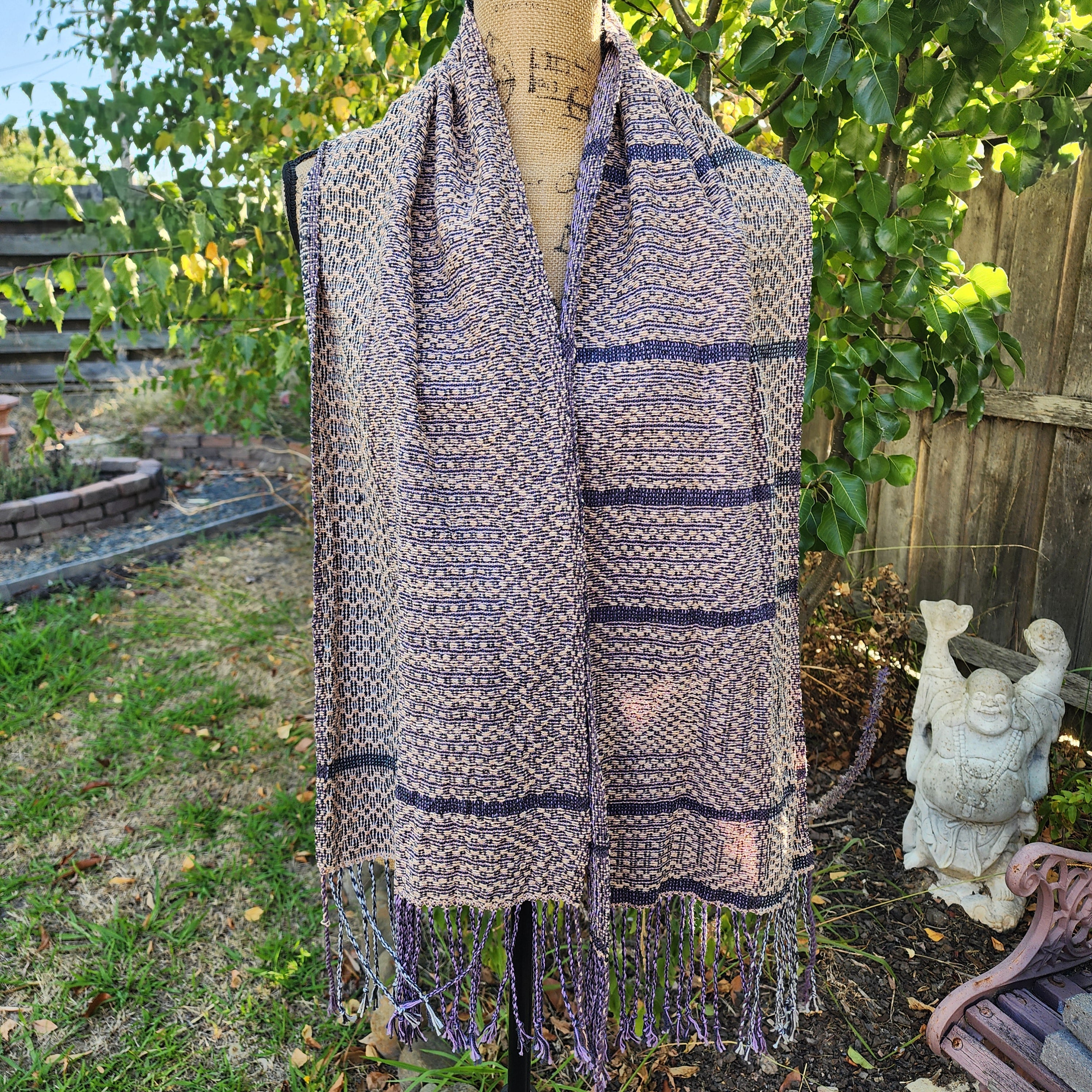 Handwoven Silk & Cotton Scarf