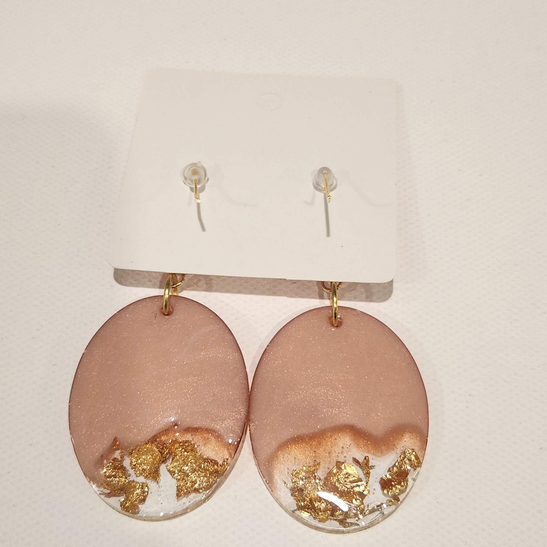 Aurora Copper Flake Earrings