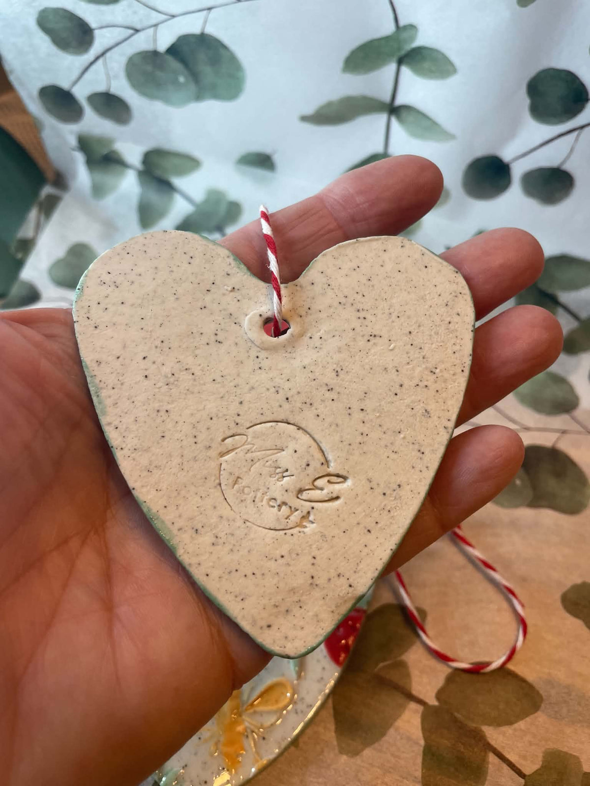 Christmas Strawberry heart decorations