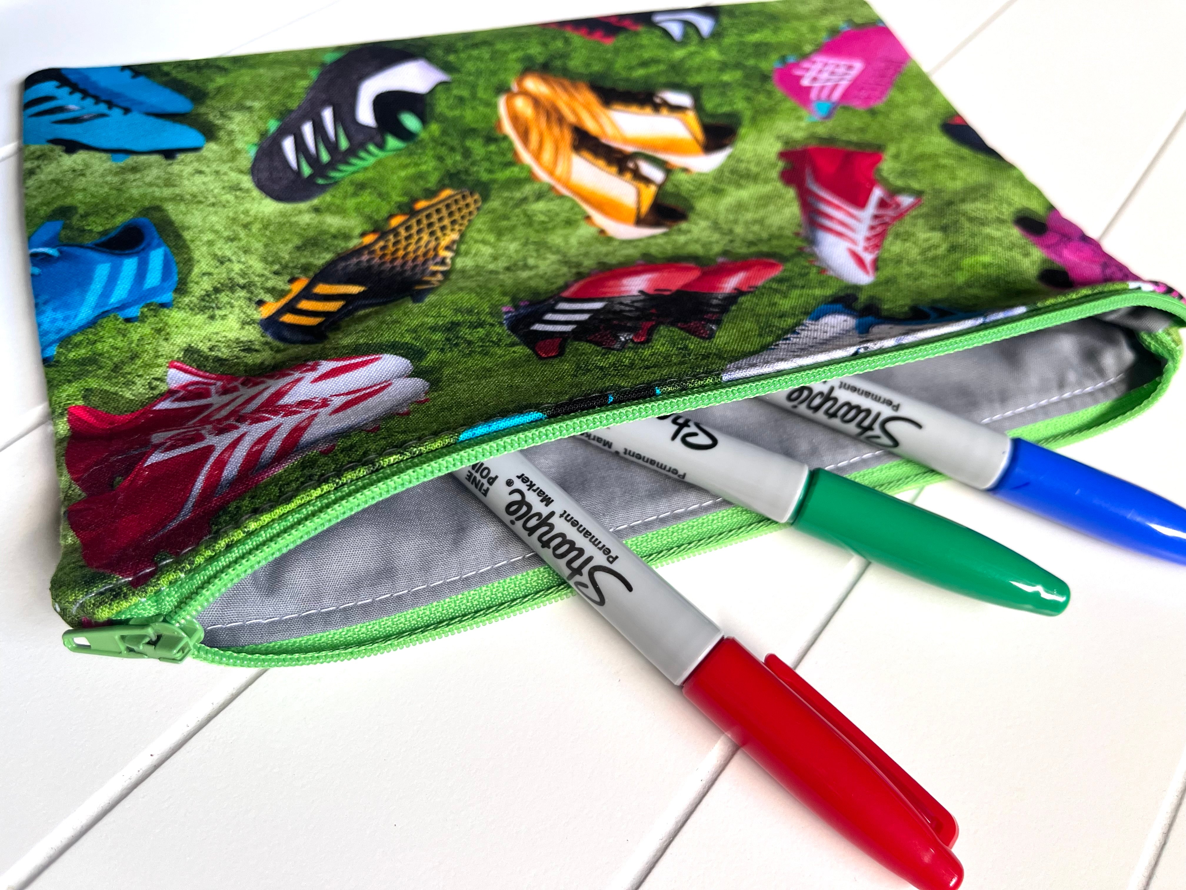 Football boots pencil case
