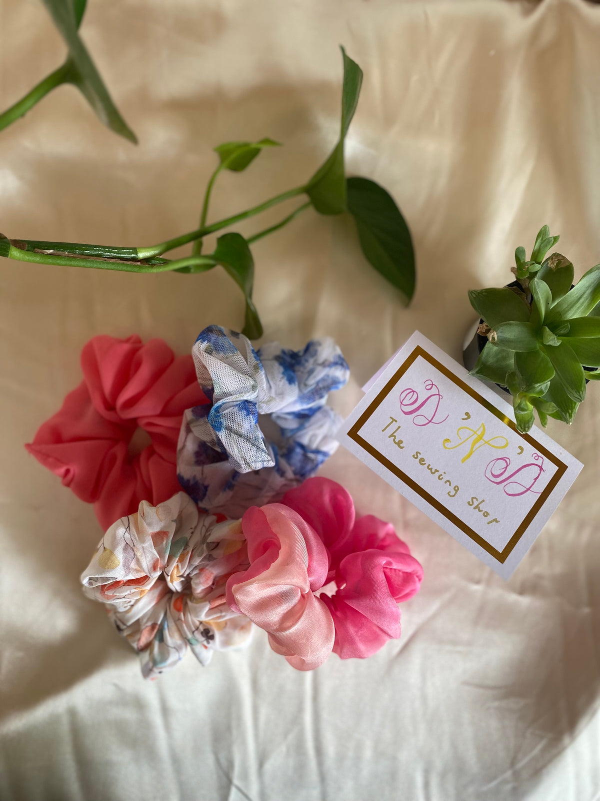 Spring Special Floral Fabric Scrunchies