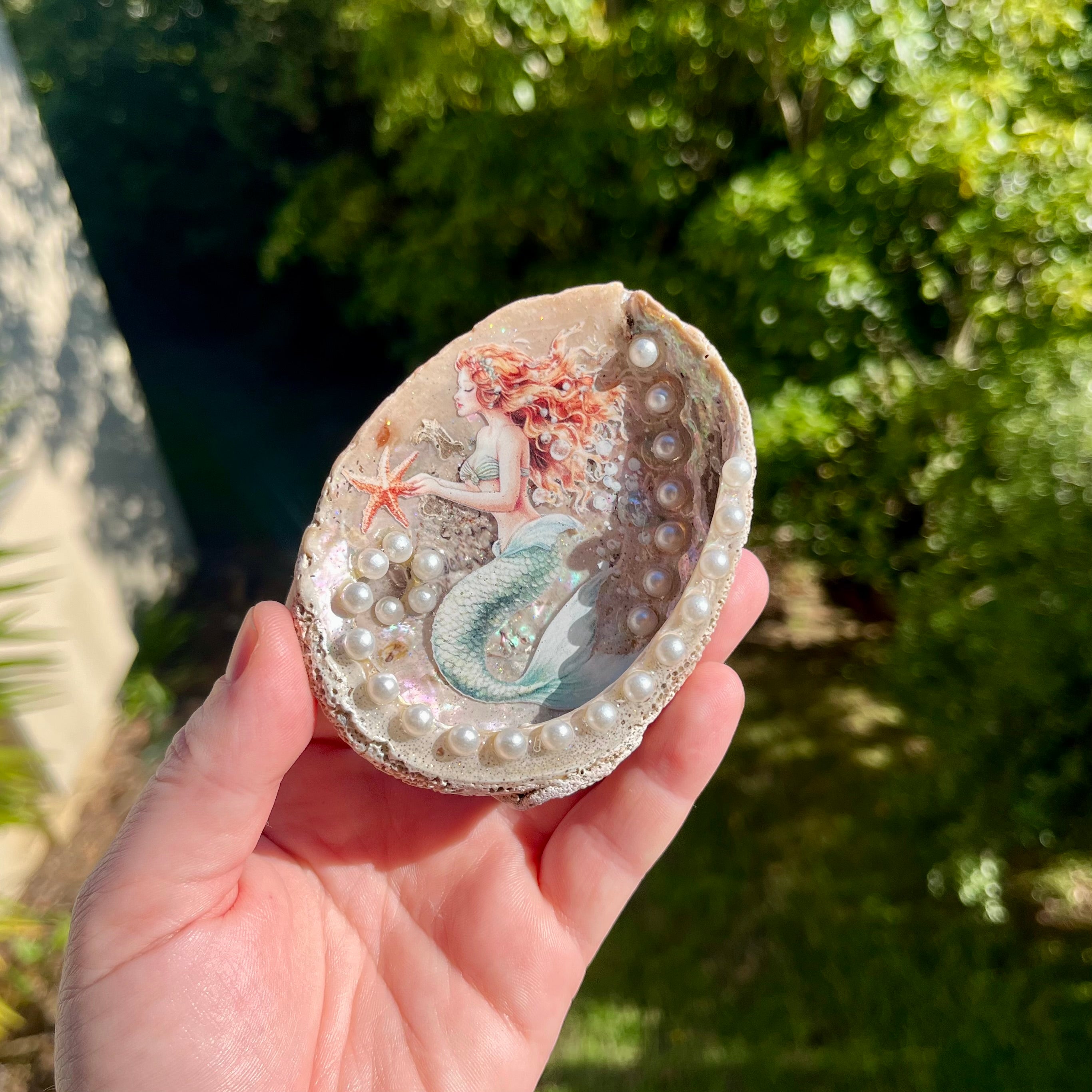 Mermaid Ocean Shell Trinket Dish