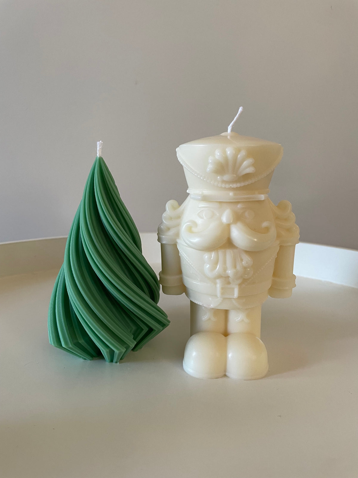 Custom Nutcracker Pillar Candle