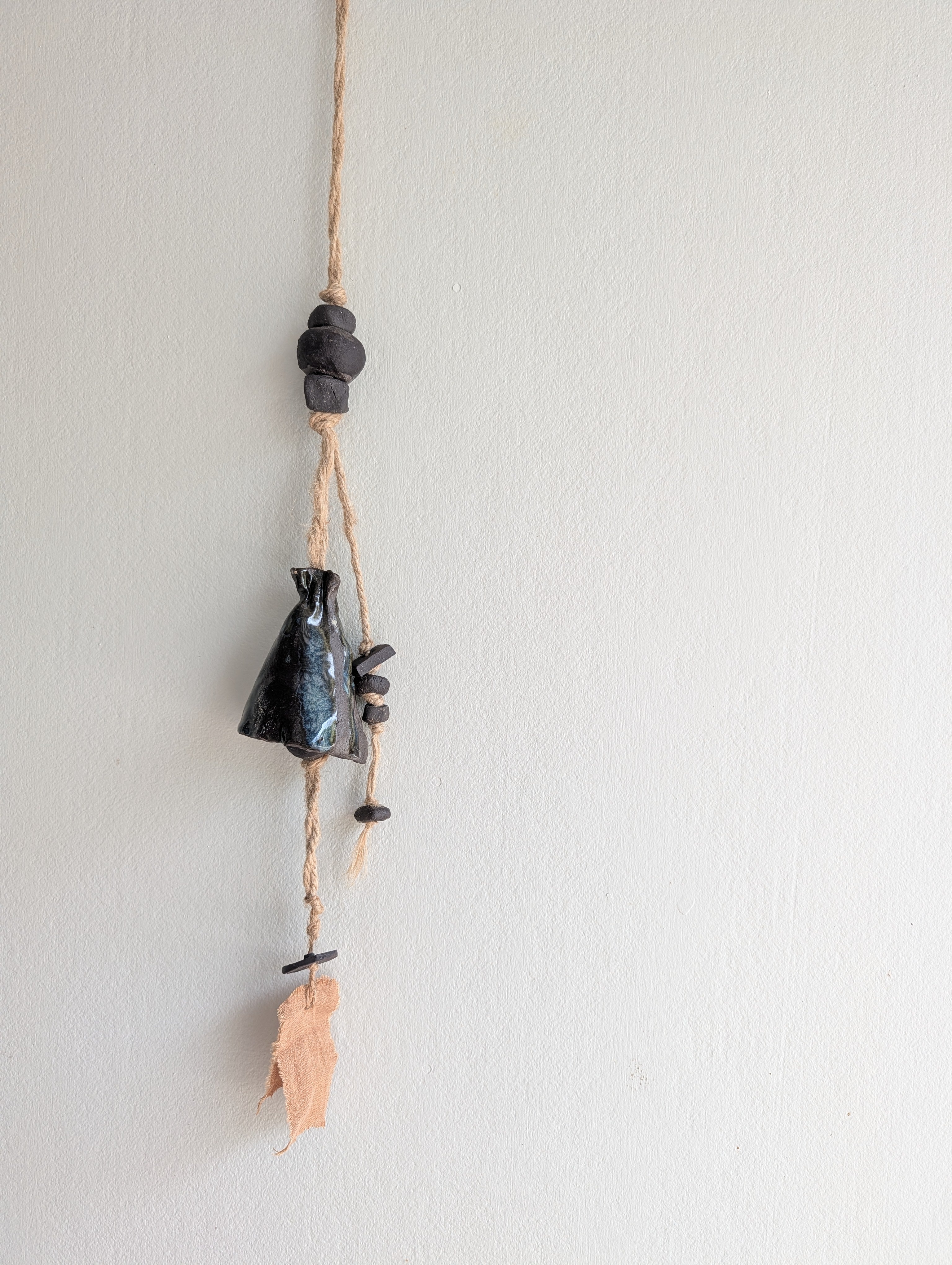 Ceramic Hanging Bell - for calm, natural homes