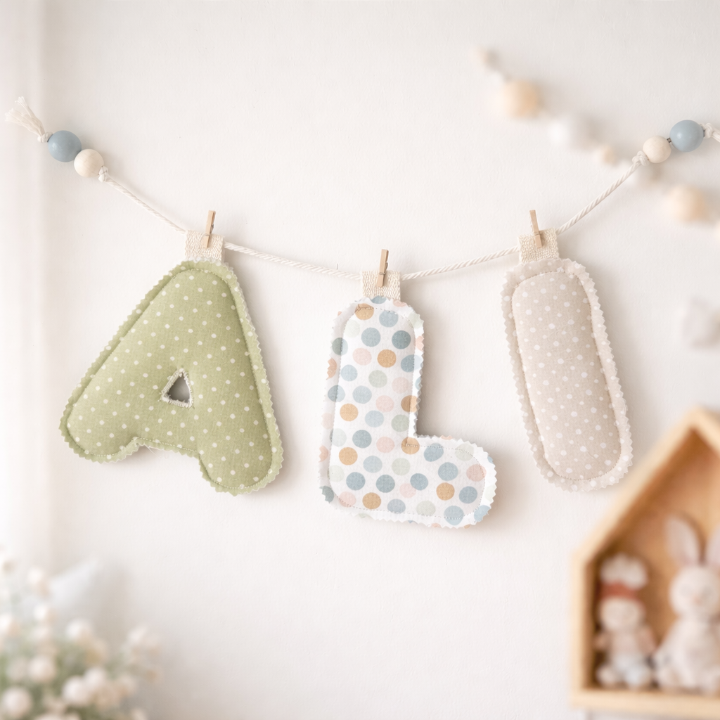 Handmade Personalised Room Decor Banner Nursery