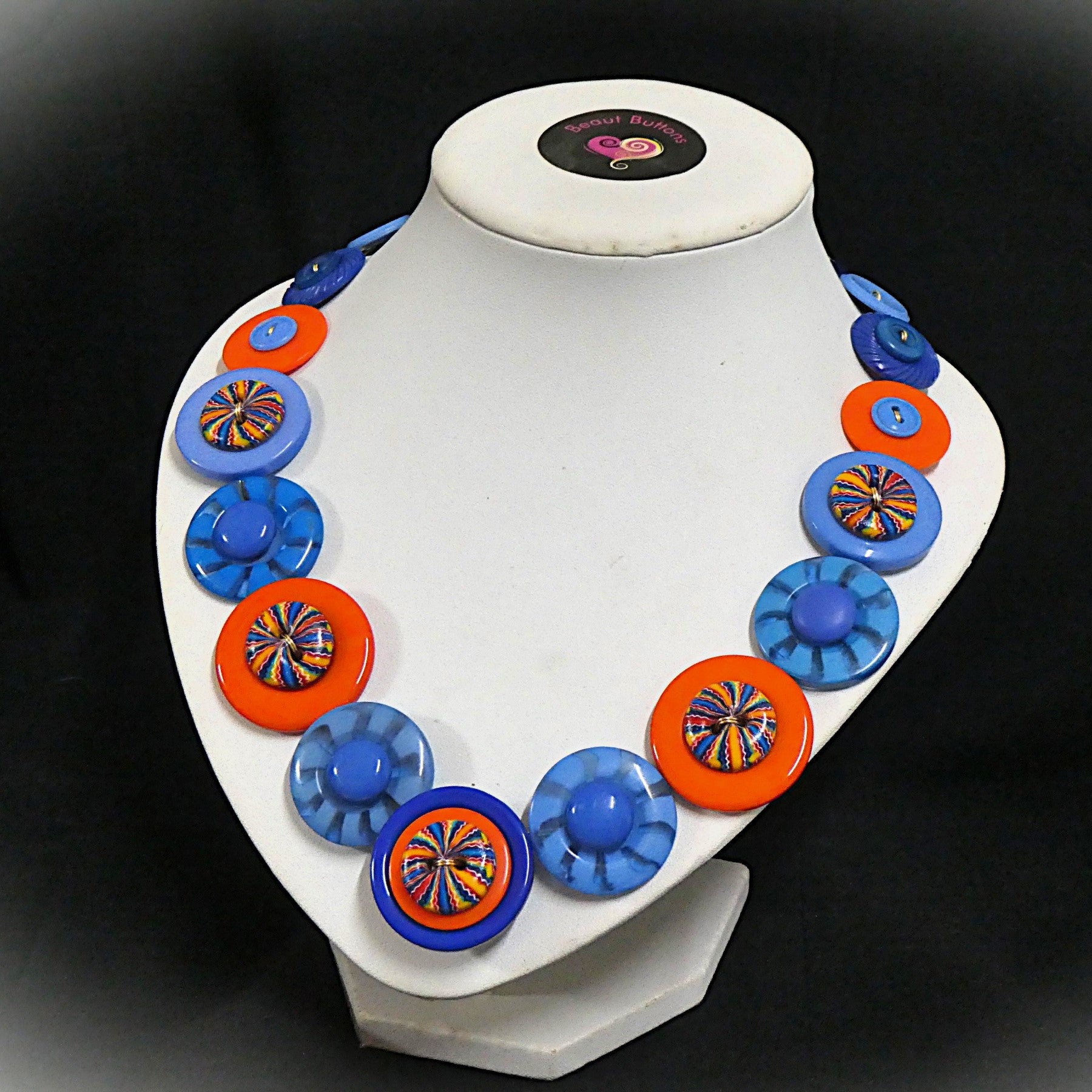 Button necklace - Fiesta