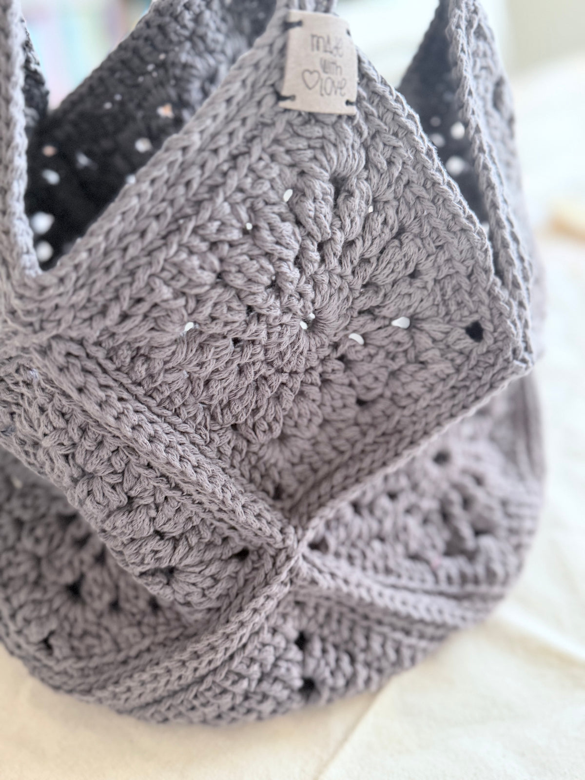 #126 Crocheted Tote/Market Bag