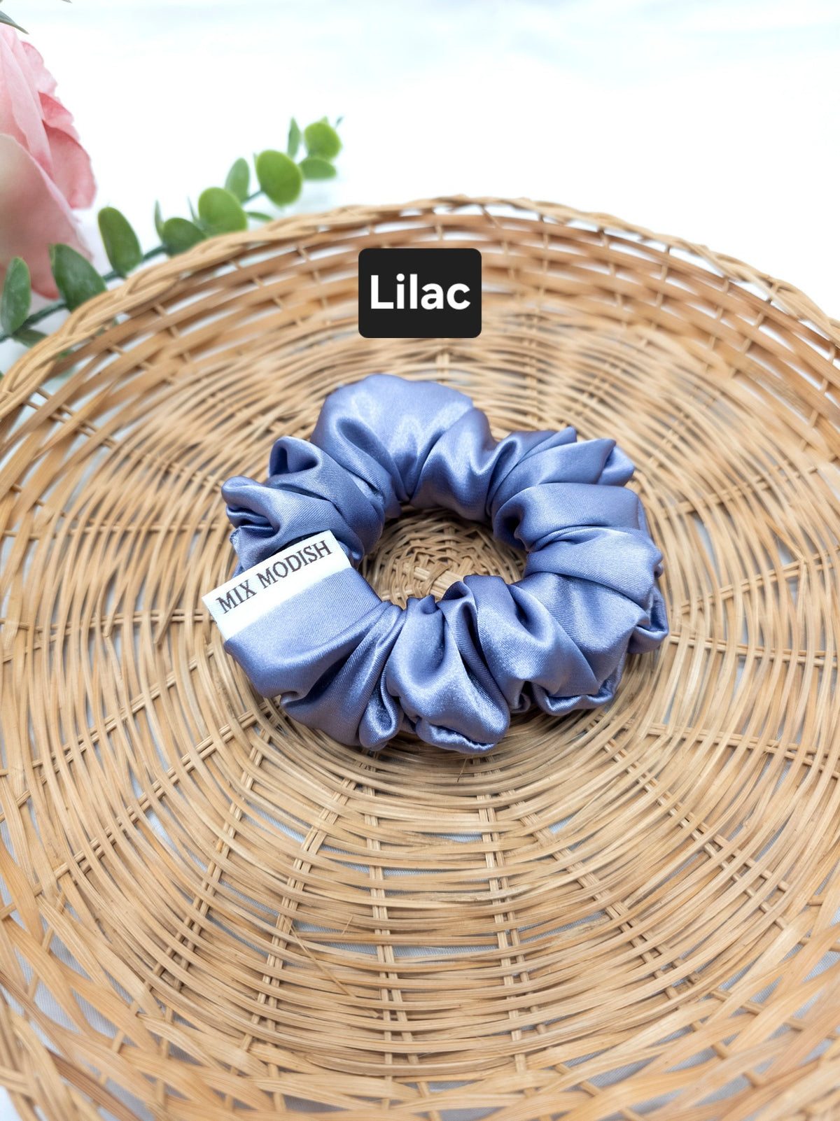 Regular Satin Scrunchies, Handmade Hair Ties, Ponytail Bands