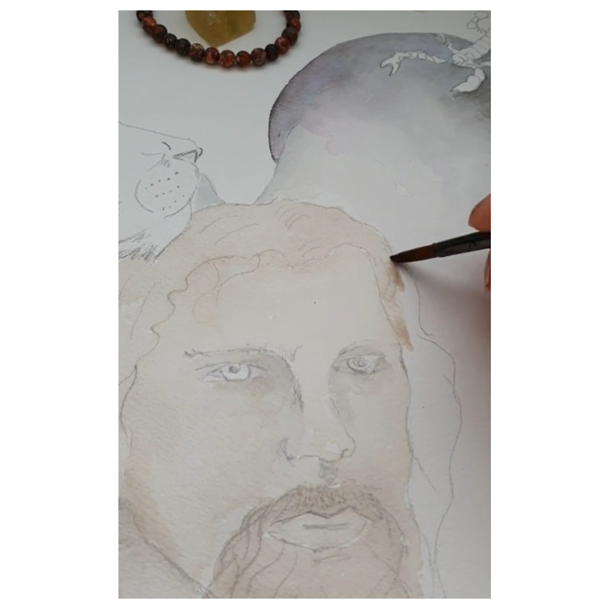 Mini Intuitive Art Reading – Hand Painted Soul Artwork