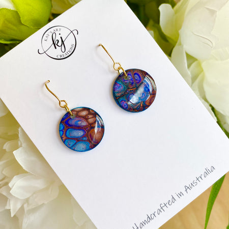 Wearable Art Unique Dangle Earrings