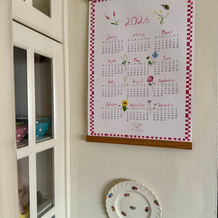 Watercolour 2026 Wall Calendar