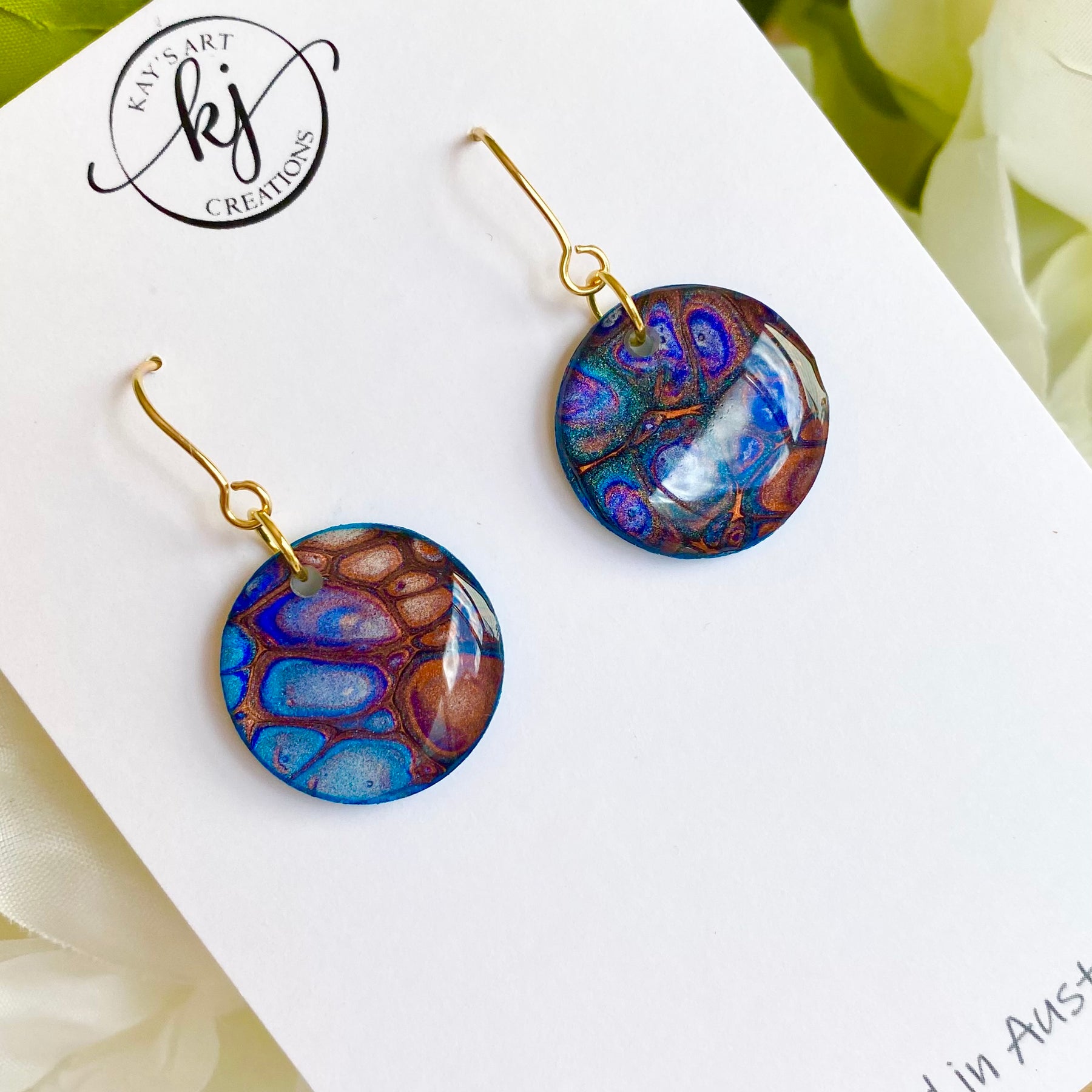 Wearable Art Unique Dangle Earrings