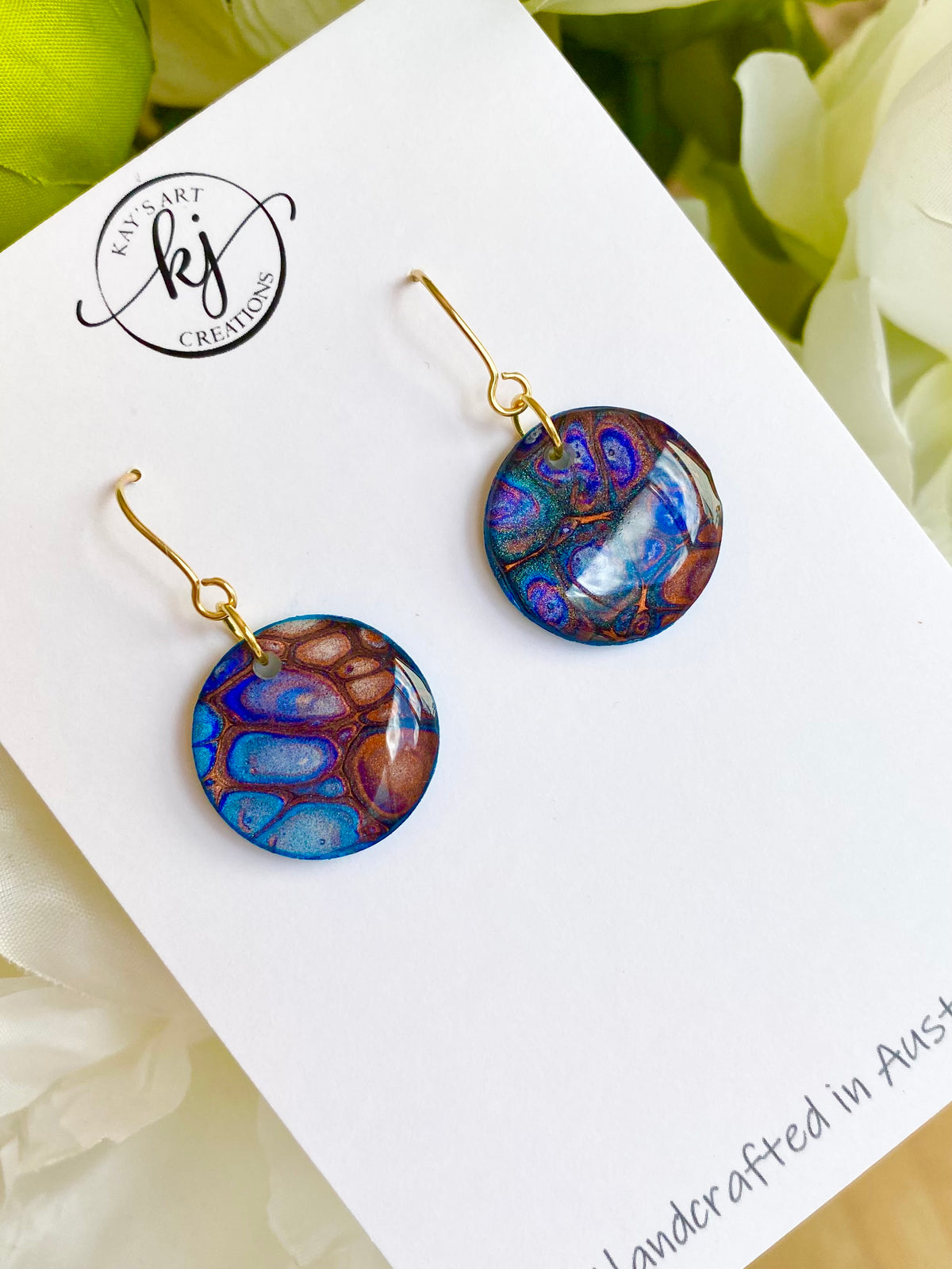 Wearable Art Unique Dangle Earrings
