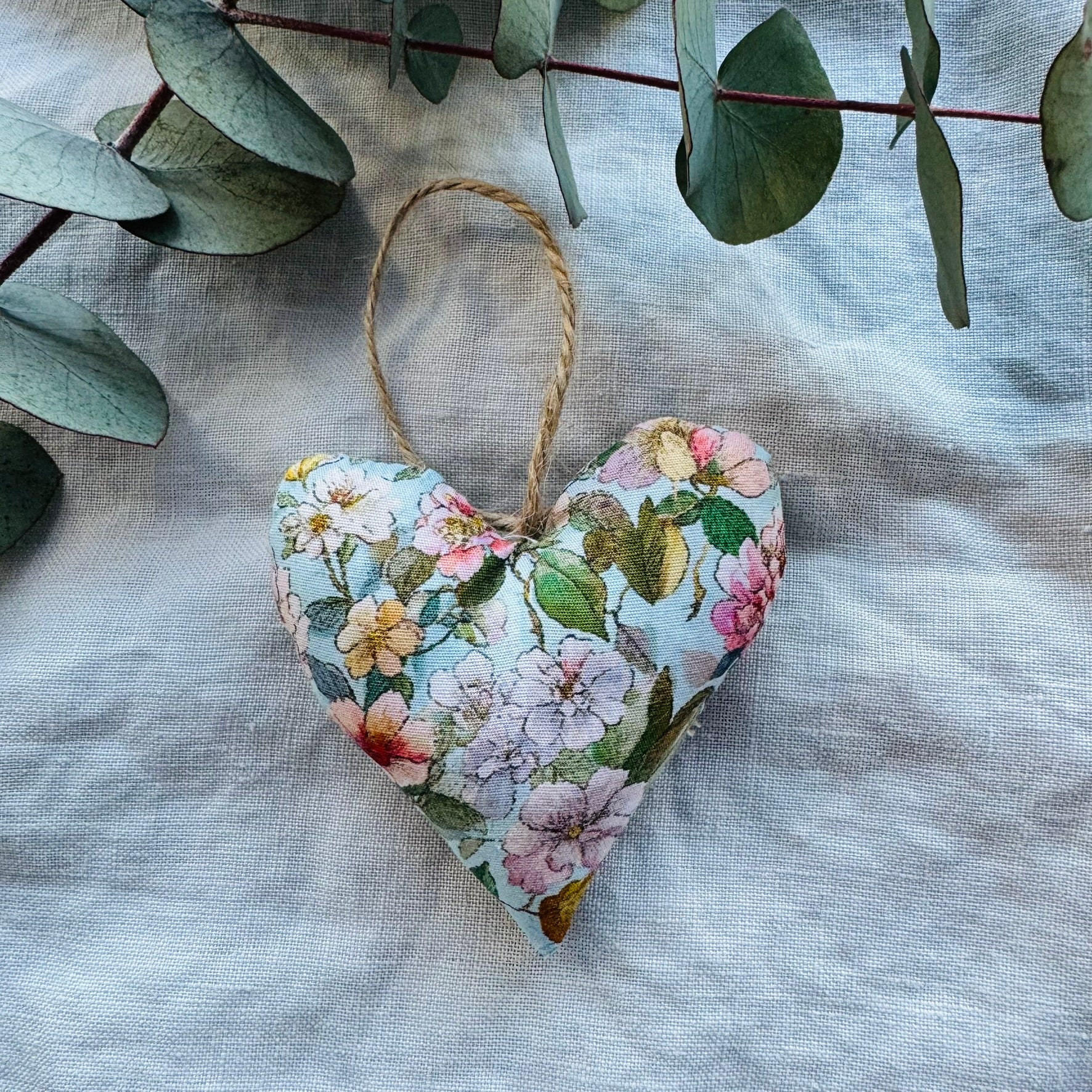 Romantic Hearts - handmade with wool filling