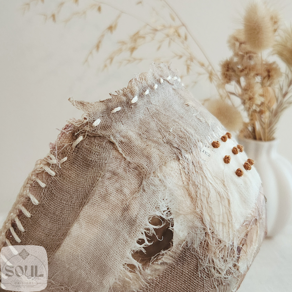 Textile Art Bowl – Natural & Earthy (5)