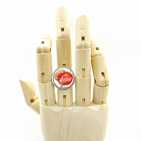 Kimono Ring - Adjustable Red